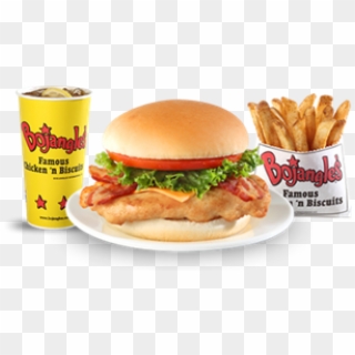 Combo Grilled Chicken Club Sandwich - Cheeseburger, HD Png Download