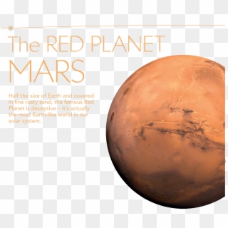 Mars Is The Outermost Of The Rocky Planets That Dominate - Highest Mountain In Planet, HD Png Download
