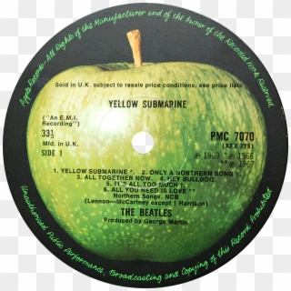 Rare Record Collector - Beatles Yellow Submarine Label, HD Png Download