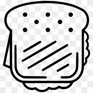 Png File - Sub Sandwich Clipart Black And White, Transparent Png