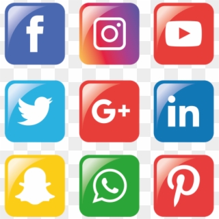 Social Media Icons Set - Logo Facebook E Instagram Vettoriale, HD Png Download