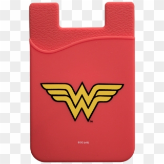 Dc Comics Wonder Woman Logo Smartphone Card Holder - Wonder Woman Logo In Circle, HD Png Download