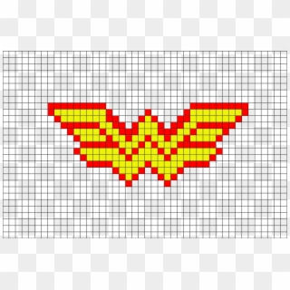 880 X 581 8 - Pixel Art Wonder Woman, HD Png Download