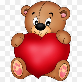 Teddy Bear With Heart, Teddy Bear Day, Teddy Bears, - Oso Agarrando Un Corazon, HD Png Download