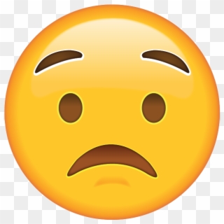 Emoji - Alt-worried - Emoji Angry Face Png, Transparent Png