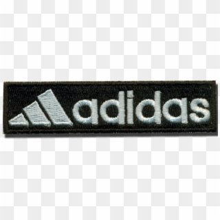 Adidas, Logo, 2, Embroidered, Iron, On, Patches, 1424161443, - Label, HD Png Download