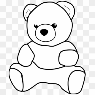 Teddy Bear - Outline Picture Of Teddy Bear, HD Png Download