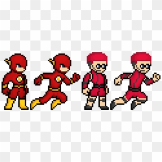 The Flash Pixel Art Collection - Pixel Art The Flash, HD Png Download