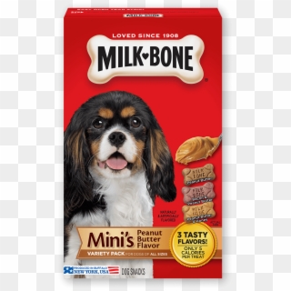 Mini's Peanut Butter Flavor Biscuits Variety Pack - Milkbone Dog Models, HD Png Download