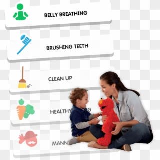 The Elmo Toy Can Encourage Daily Routines - Baby, HD Png Download