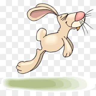 Jumping Bunny Png - Jumping Rabbit Clipart, Transparent Png