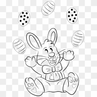 This Free Icons Png Design Of Easter Bunny Line Art, Transparent Png