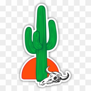 Saguaro Cactus Bumper Sticker - Funny Cactus Png, Transparent Png