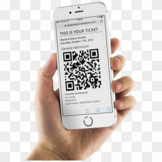 Mobile Ticket Hand Crop - Hello Alfred App, HD Png Download