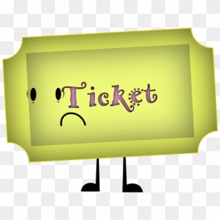 Zoo Clipart Zoo Ticket - Bfdi Ticket Both, HD Png Download
