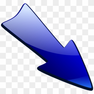 This Free Icons Png Design Of Long Arrow Down Right, Transparent Png