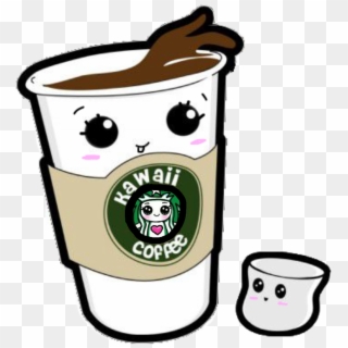 Drawn Starbucks Kawaii - Kawaii Coffee, HD Png Download