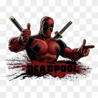 Deadpool Coloring Pages - Deadpool Coloring Pages Colored, HD Png Download
