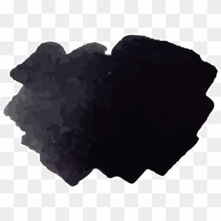 Black Vector Watercolor - Black Watercolor Background Png, Transparent Png