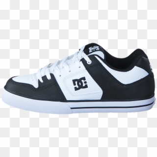 Dc Shoes Pure Black/white/black 60003-03 Womens Leather - Dc Shoes, HD Png Download