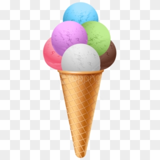 Download Big Ice Cream Cone Png Images Background - Clip Art Ice Cream Cone, Transparent Png