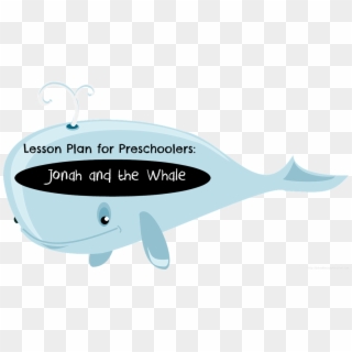 Jonah And The Whale Craft - Cartoon Whale, HD Png Download