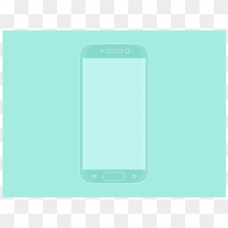 Samsung Galaxy S6 Flat Mockup - Iphone, HD Png Download