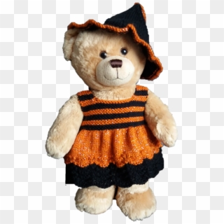Teddy Bear Halloween Dress And Hat - Teddy Bear, HD Png Download