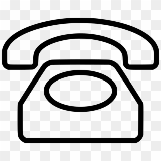 Old Telephone Comments - Line Phone Icon Png, Transparent Png