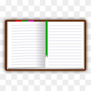 Organizer Diary Book Write Notepad Paper Ruled - Handwriting, HD Png Download