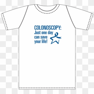 Colonoscopy T-shirt Back - Colon Cancer Awareness Spanish, HD Png Download