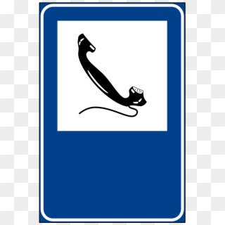 Italian Traffic Signs - Telephone Traffic Sign, HD Png Download