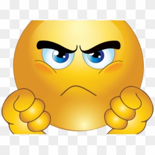 Angry Emoji Clipart Moody Face - Small Thumb Down Emoji, HD Png Download