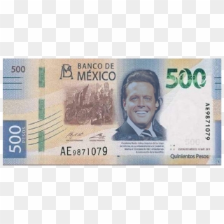 Carlos - - Memes Billete De 500 Pesos, HD Png Download