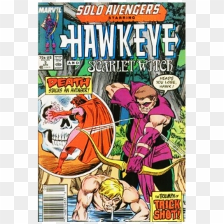 Купете Comics 1988-04 Solo Avengers - Hawkeye Solo Avengers Comic, HD Png Download