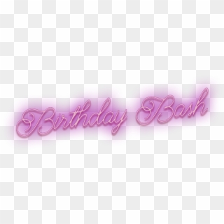 Neon Bash Birthday Snapchat Filter Geofilter Maker - Ivory, HD Png Download