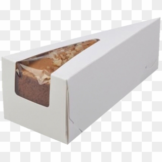Custom Printed White Small Slice Cake Boxes - Packaging Fetta Di Torta, HD Png Download