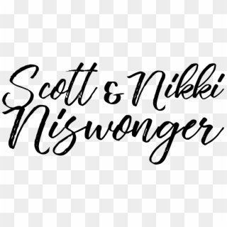 Scott Niswonger Logo - Calligraphy, HD Png Download