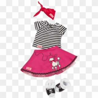 Bop Til You Drop Retro Outfit For 18-inch Dolls - Our Generation Dolls Ropa, HD Png Download