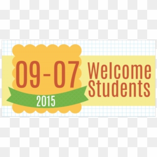 Welcome Students Back To School Vinyl Banner - Printing, HD Png Download
