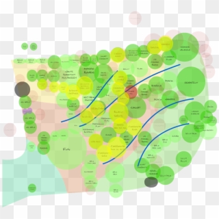 The Highlighted Circles Are Trees I Plan On Planting - Circle, HD Png Download