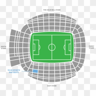 Man City Stadium Plan - Manchester City Family Stand, HD Png Download