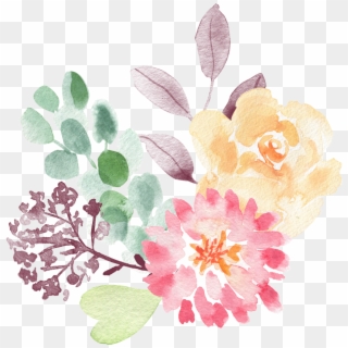 Flowers Flower Watercolor Watercolour Floral Bouquet - Flower Philippians 4 13, HD Png Download