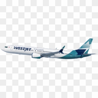 Westjet Livery Boeing 737 Max-9 Left Side Climbing - Boeing 737 Next Generation, HD Png Download