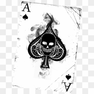 Ace Card Png - Tattoo Ace Of Spade, Transparent Png
