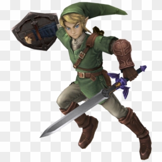 Twilight Princess Link Using The Pose From One Of The - Twilight Princess Link Render, HD Png Download
