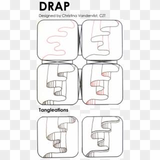 Good Intro For Students To Draw Drapery Or Other Flowing - Desenhar Babados, HD Png Download