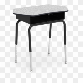 Zoom In - School Desk Black And White, HD Png Download