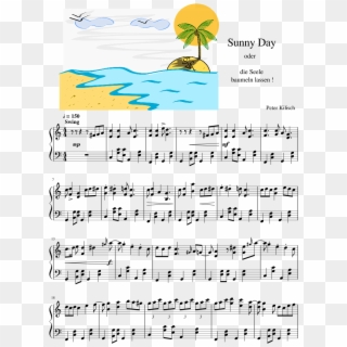 Sunny Day Png - Sheet Music, Transparent Png