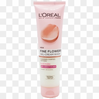 Loreal Fine Flower Gel-cream Wash 400 Ml, HD Png Download